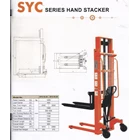 Hand Stacker Manual Kapasitas 1 Ton Tinggi 2.5 Meter dan 3 Meter 4
