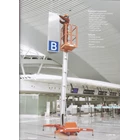 Tangga Hidrolik Aluminium Work Platform Single Mast untuk 1 Orang Tinggi 10 Meter sampai 12 Meter 2