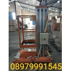Scissor Electric Stair Lift Aluminum Work Platform Dual Mast for 2 People 10 Meters to 16 Meters Height GTWY 10 1000 3