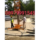 Scissor Electric Stair Lift Aluminum Work Platform Dual Mast for 2 People 10 Meters to 16 Meters Height GTWY 10 1000 1
