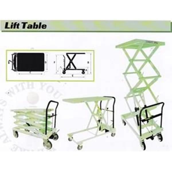 LIft Table OIC (OPK Inter Corporation) Kapasitas 150 Kg sampai 600 Kg Tinggi Angkat 85 Cm sampai 1.2 Meter
