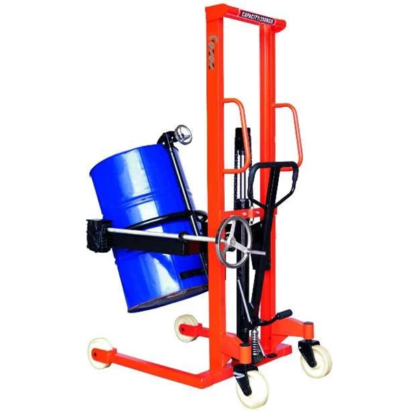 Hand Stacker for Drum tool for Lift and Pouring Drum contents