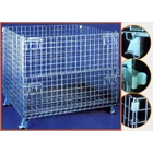 Folding Mesh Basket Can Arrange 4 Stacking Capacity 800 Kg - 1500 Kg 1