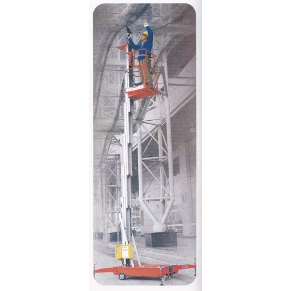 Aerial Work Platform Tangga Hidrolik untuk 1 dan 2 Orang Tinggi 10 Meter sampai 16 Meter